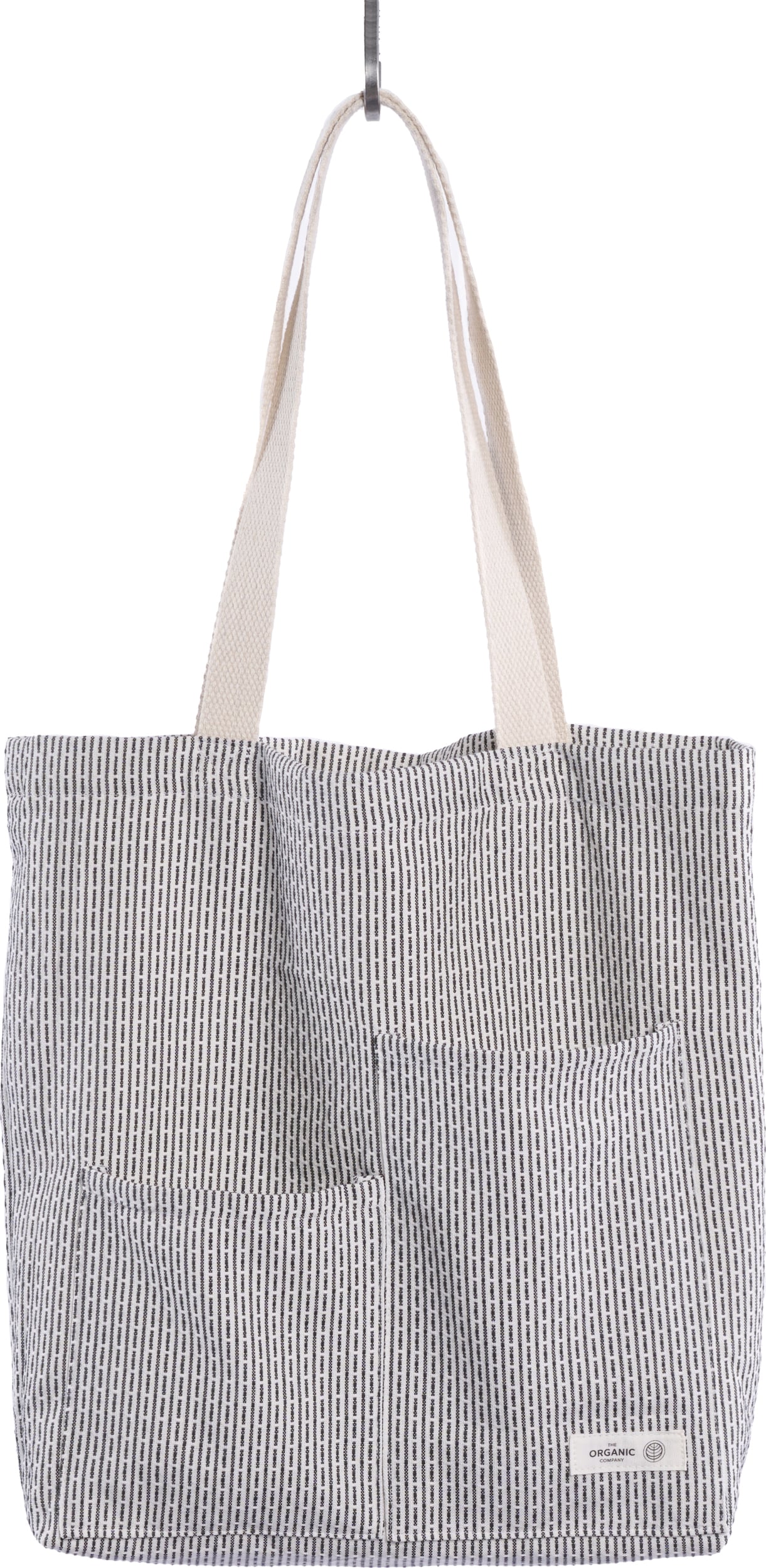 Torba Tote Piqué jasnoszara
