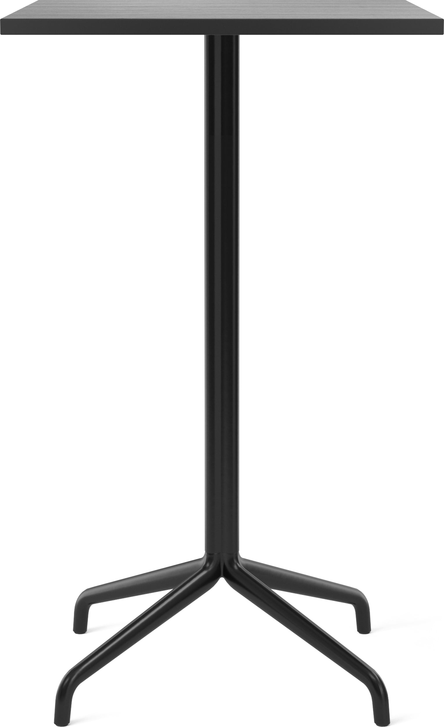 Stół barowy Harbour Column Star Base kwadratowy 103 cm czarny