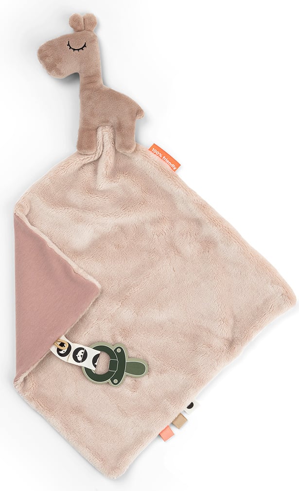 Kocyk przytulanka Raffi różowy