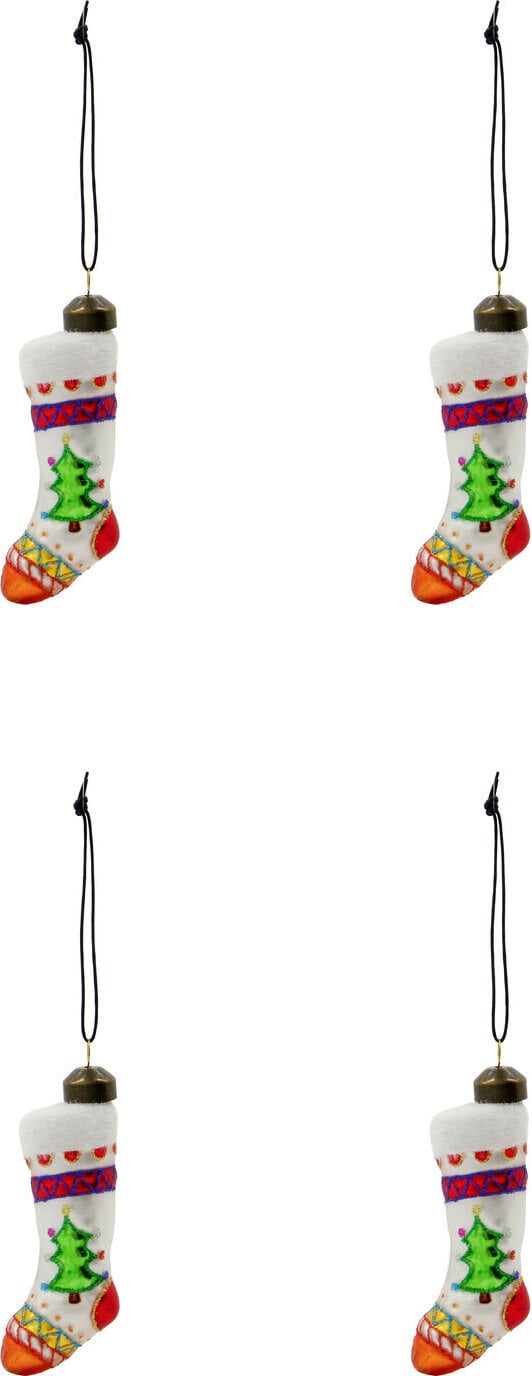 Ozdoby choinkowe Stok 9 5 cm białe 4 szt.