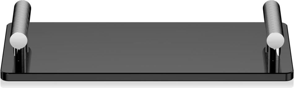 Taca łazienkowa Club czarna-chrom
