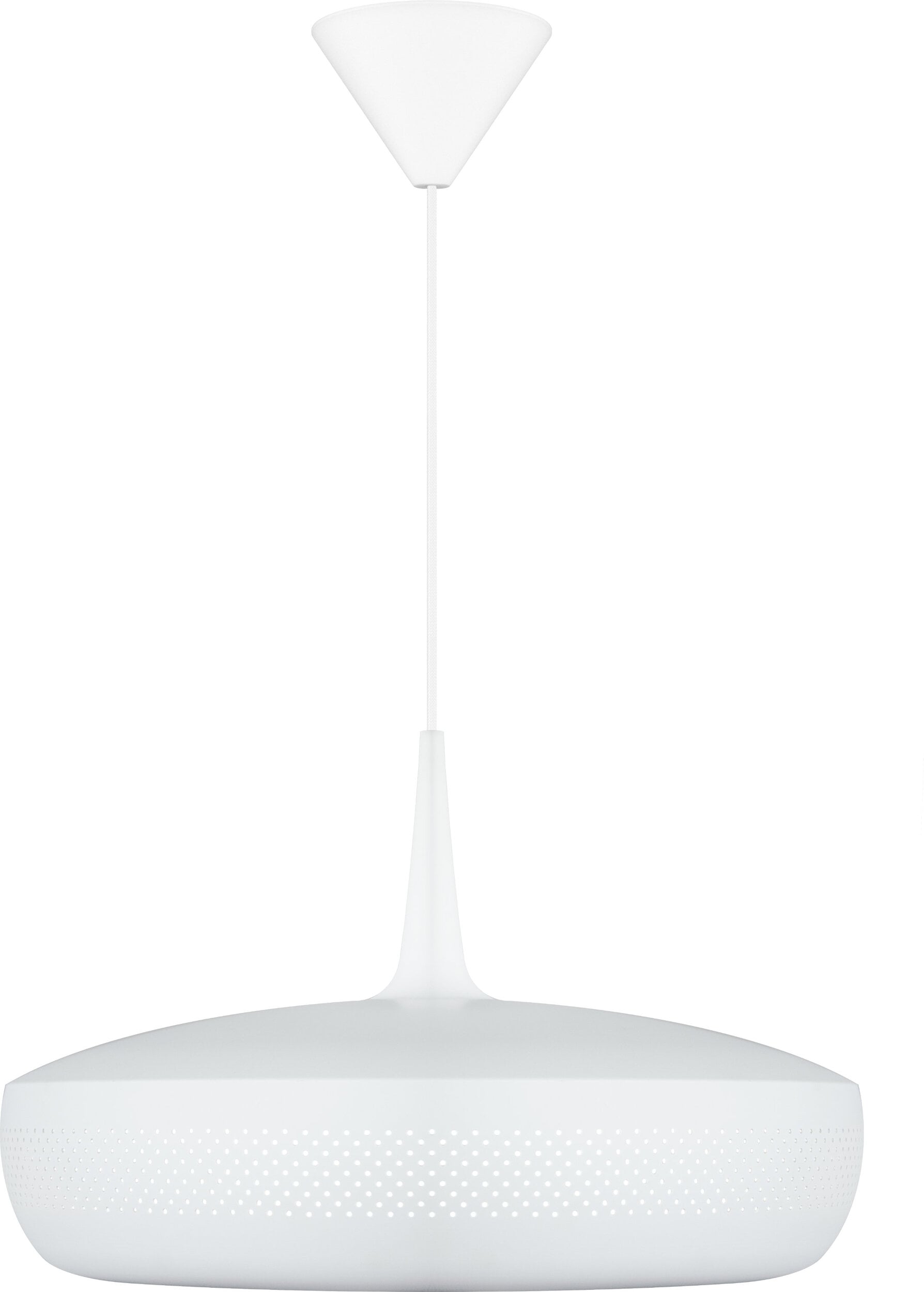 Lampa wisząca Clava Dine biały mat z białą rozetą