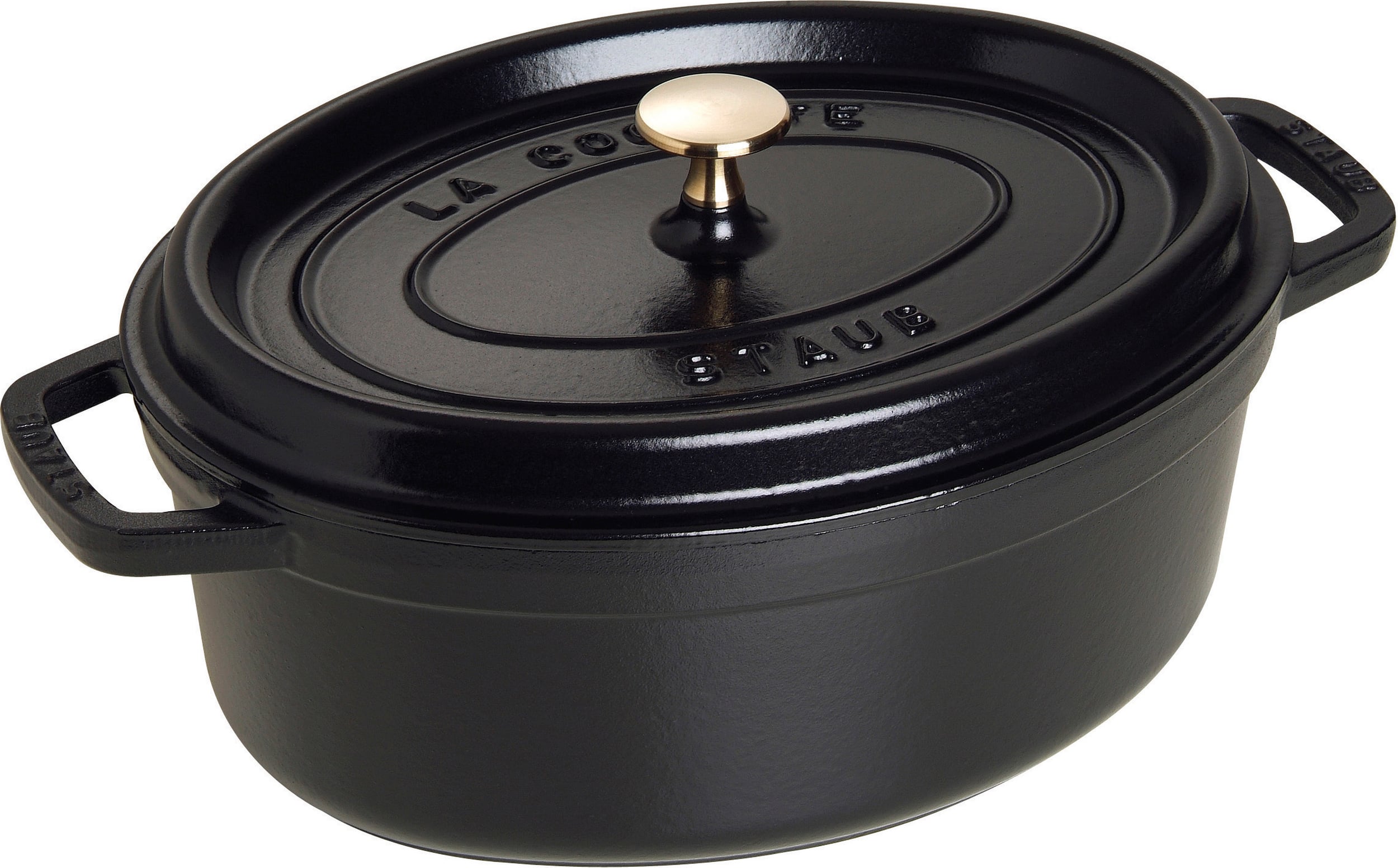 Garnek La Cocotte owalny 5 5 l czarny żeliwny