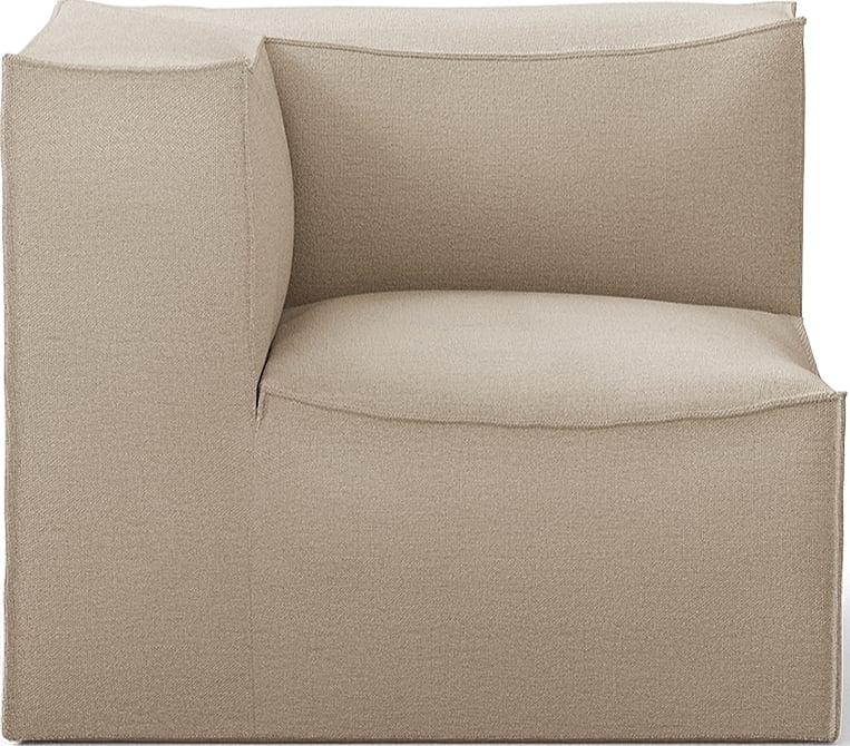 Narożnik lewostronny Catena Rich Linen 95 cm beżowy