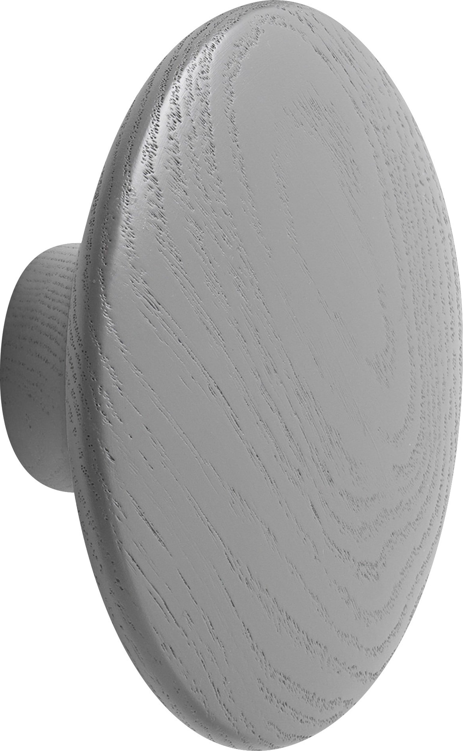 Haczyk ścienny Dots Wood 6 5 cm ciemnoszary