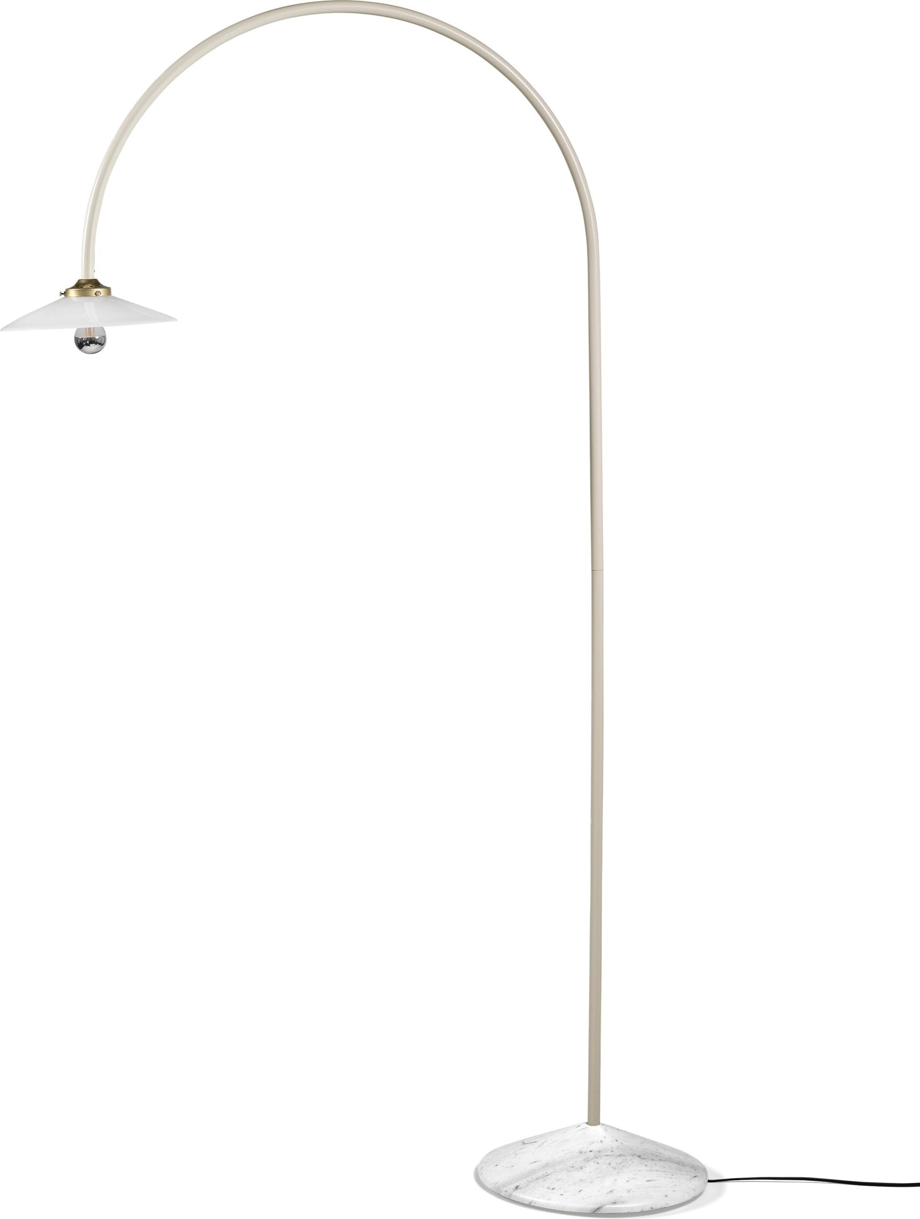 Lampa stojąca Marble No2 172 cm kremowa