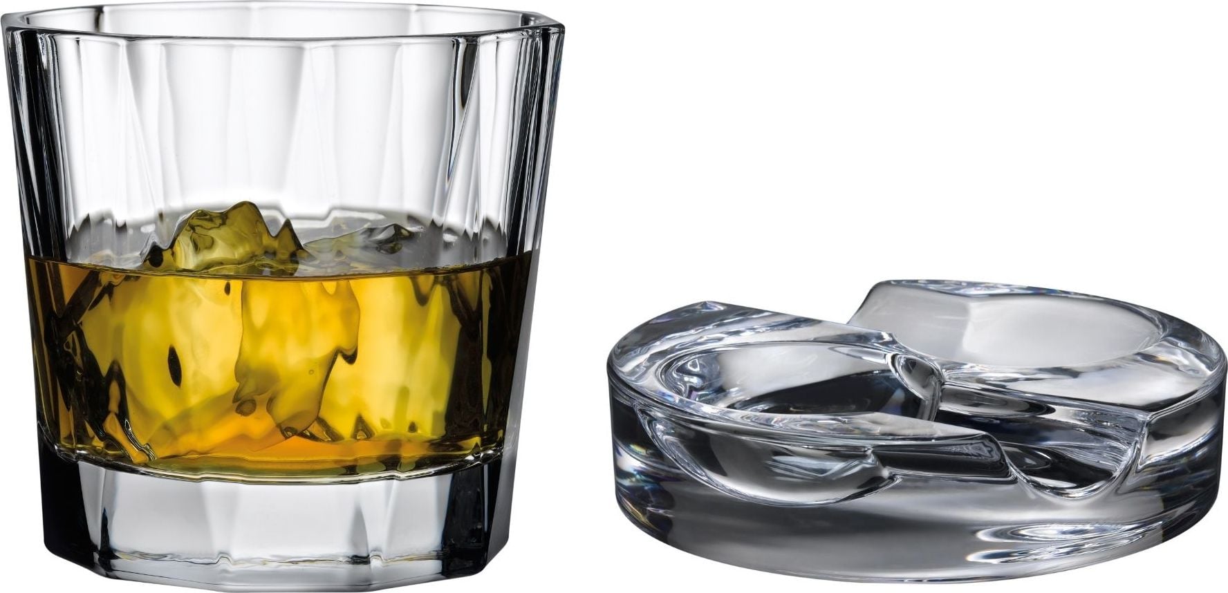 Szklanka do whisky Hemingway & Altruist z popielniczką 2 el.