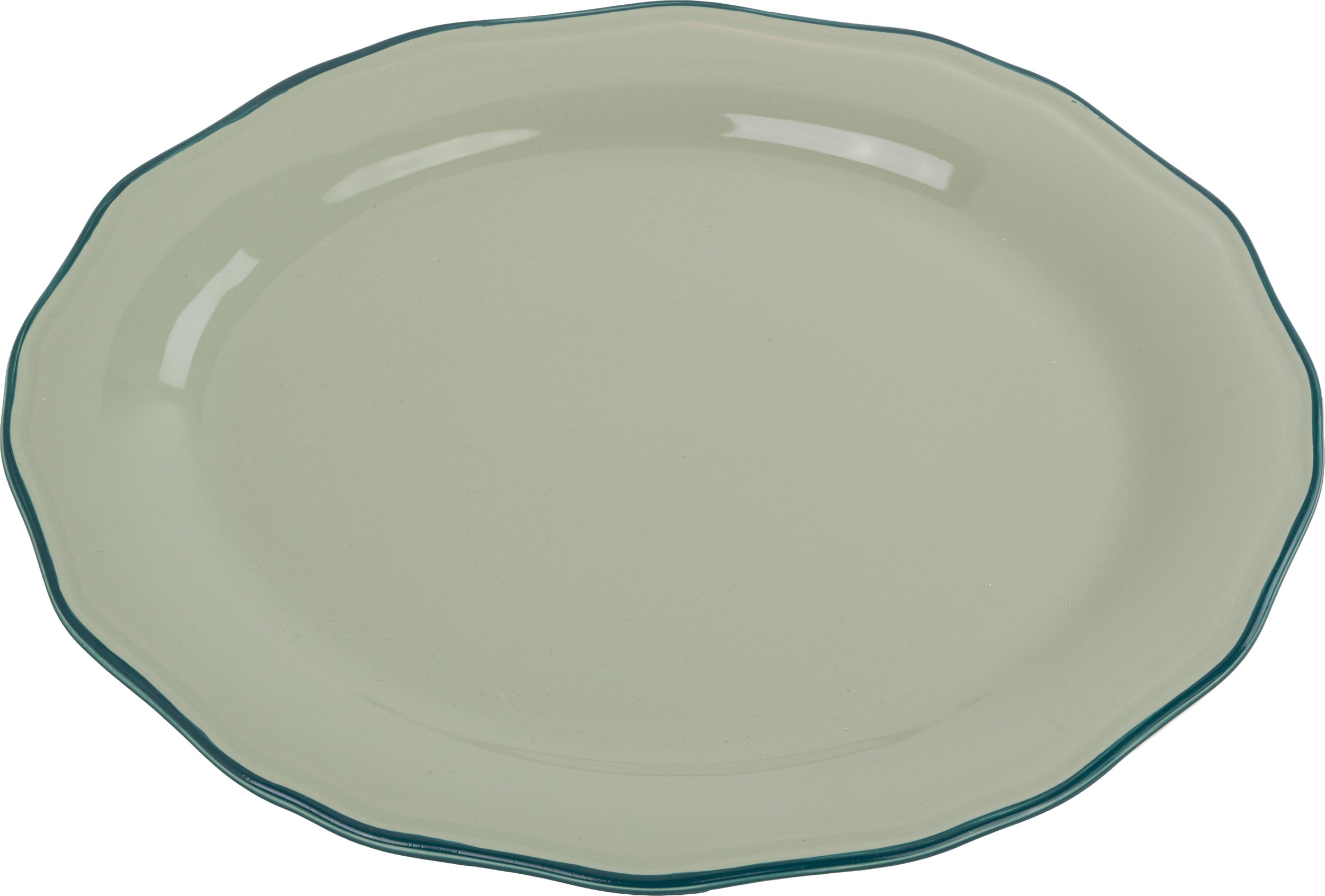 Talerz Asolo owalny 30 cm zielony