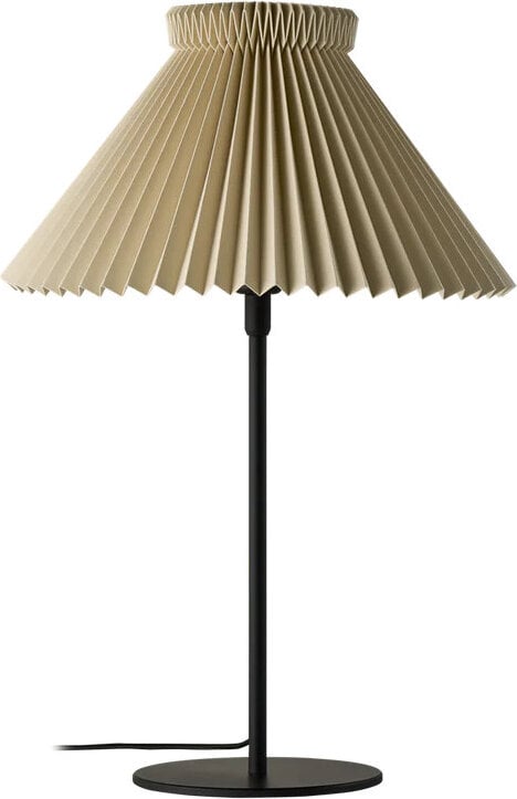 Lampa stołowa LK 334 50 cm beżowa z papierowym kloszem
