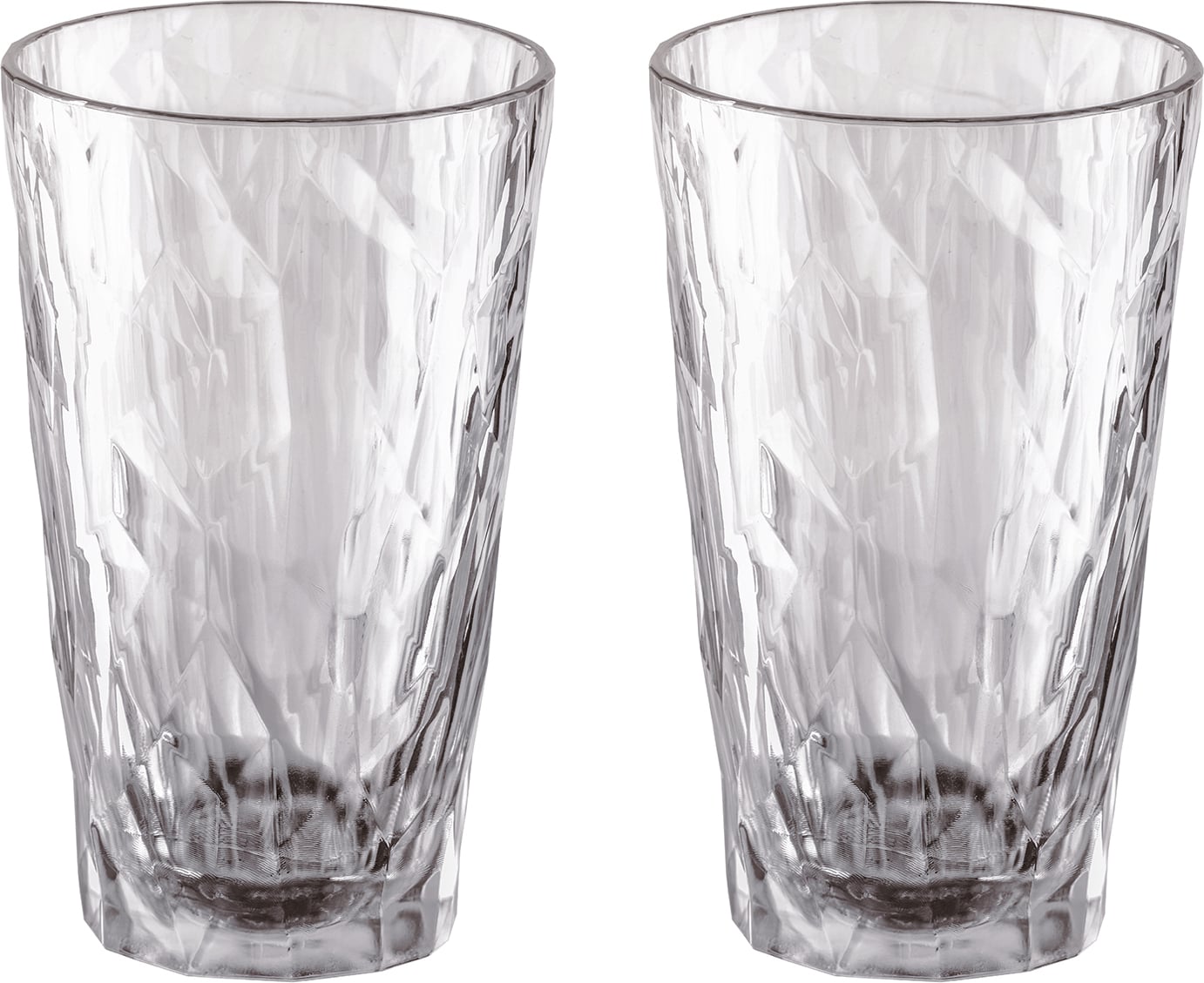 Szklanki z tworzywa Club No. 6 Tritan 300 ml jasnoszare 2 szt.