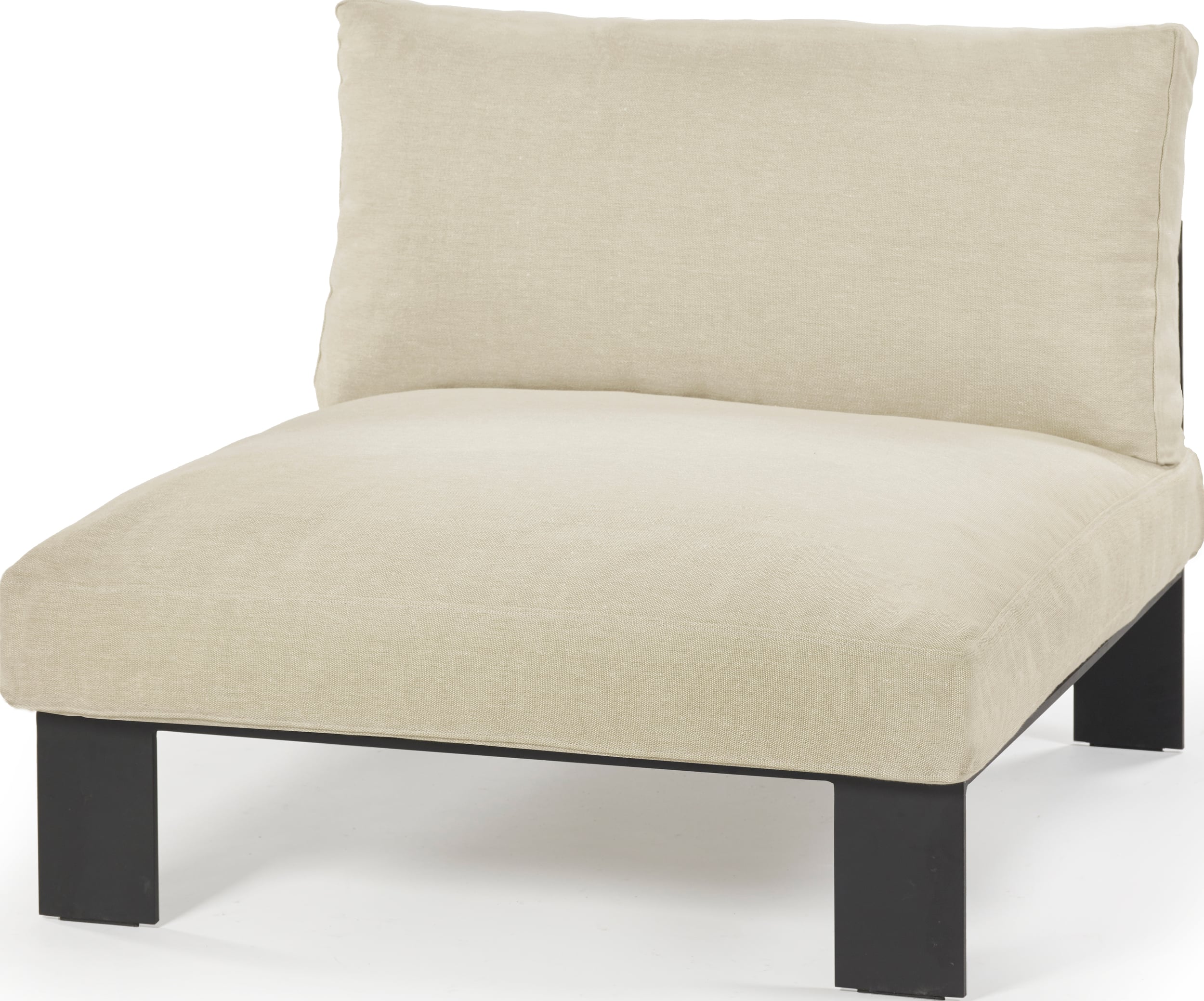 Sofa modułowa jednoosobowa Serax 95 cm piaskowa