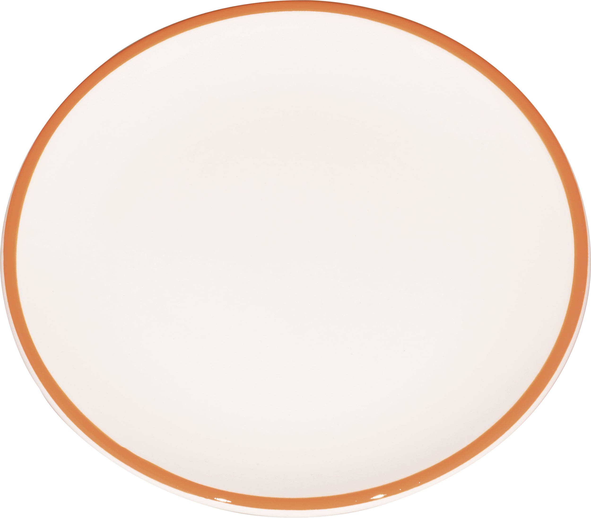 Talerz śniadaniowy Lido Rim 21 cm ceglasty