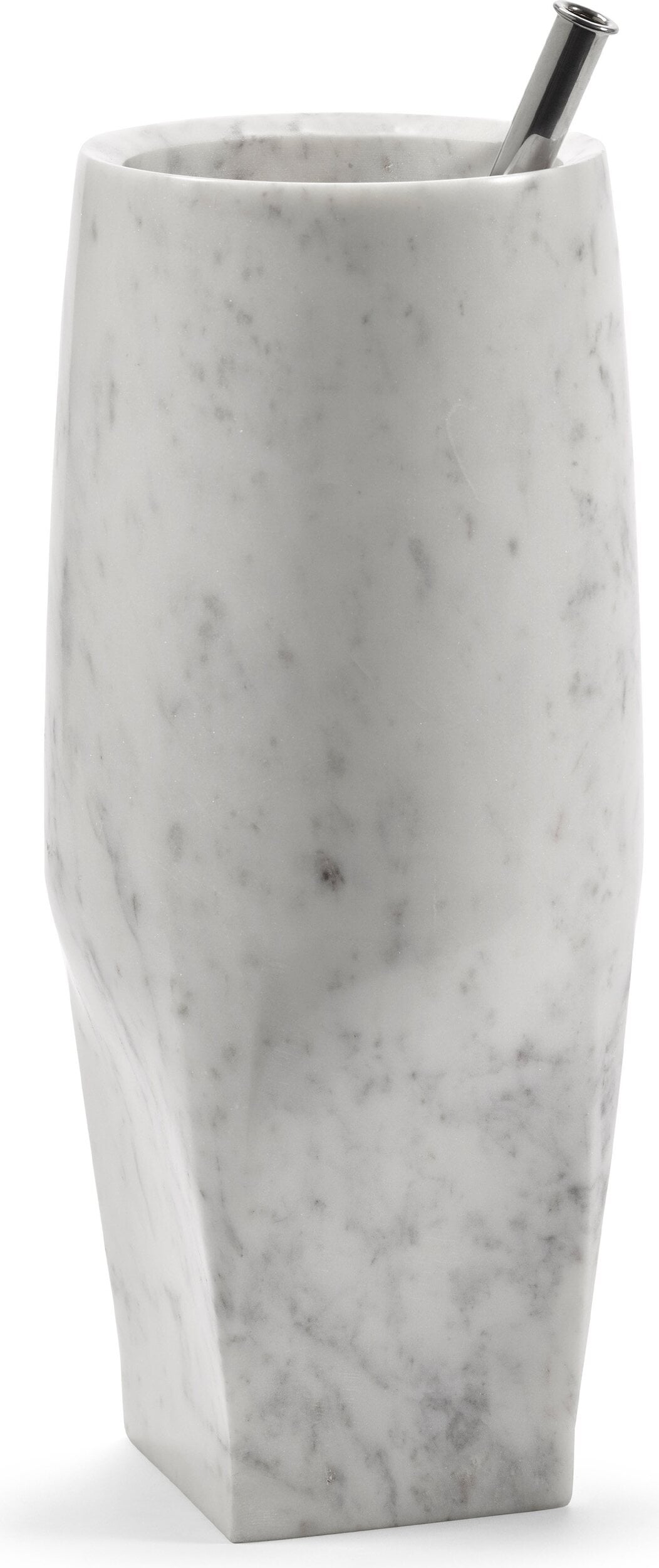 Wazon marmurowy Josephine 40 cm biały