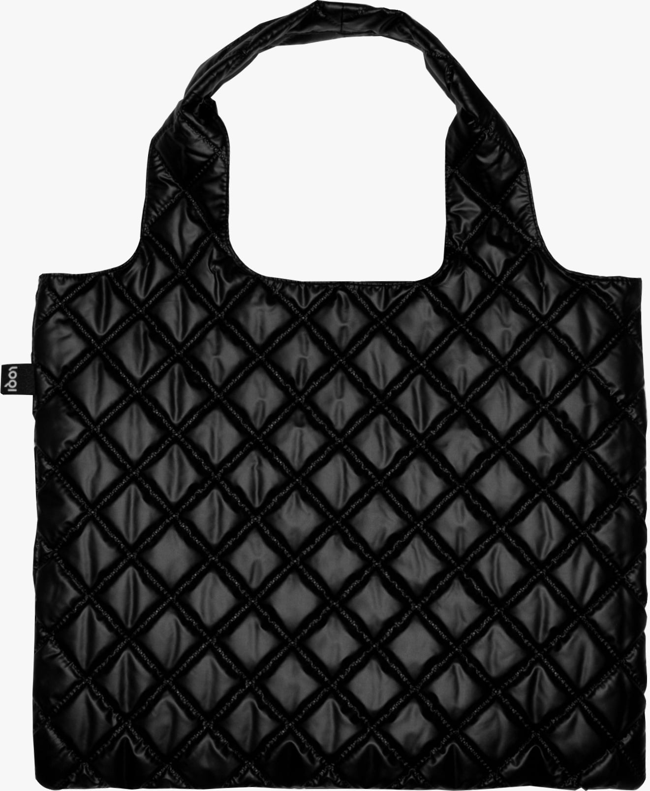Torba LOQI Artist Metallic Puffy czarna