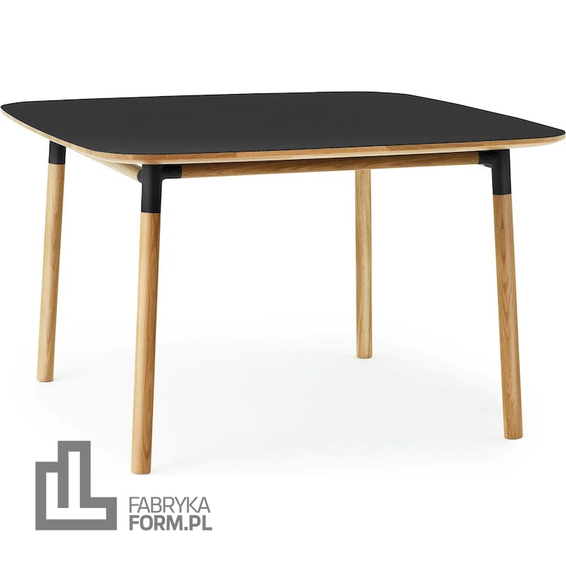 Stół Form 120x120 cm czarny