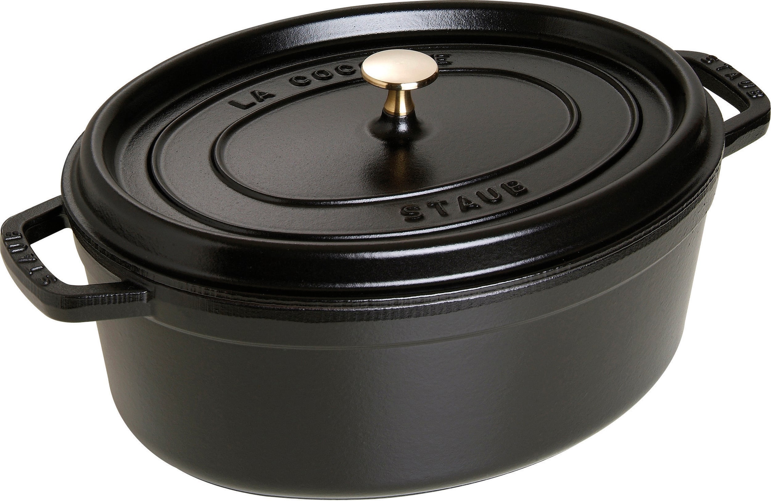 Garnek La Cocotte owalny 6 7 l czarny żeliwny
