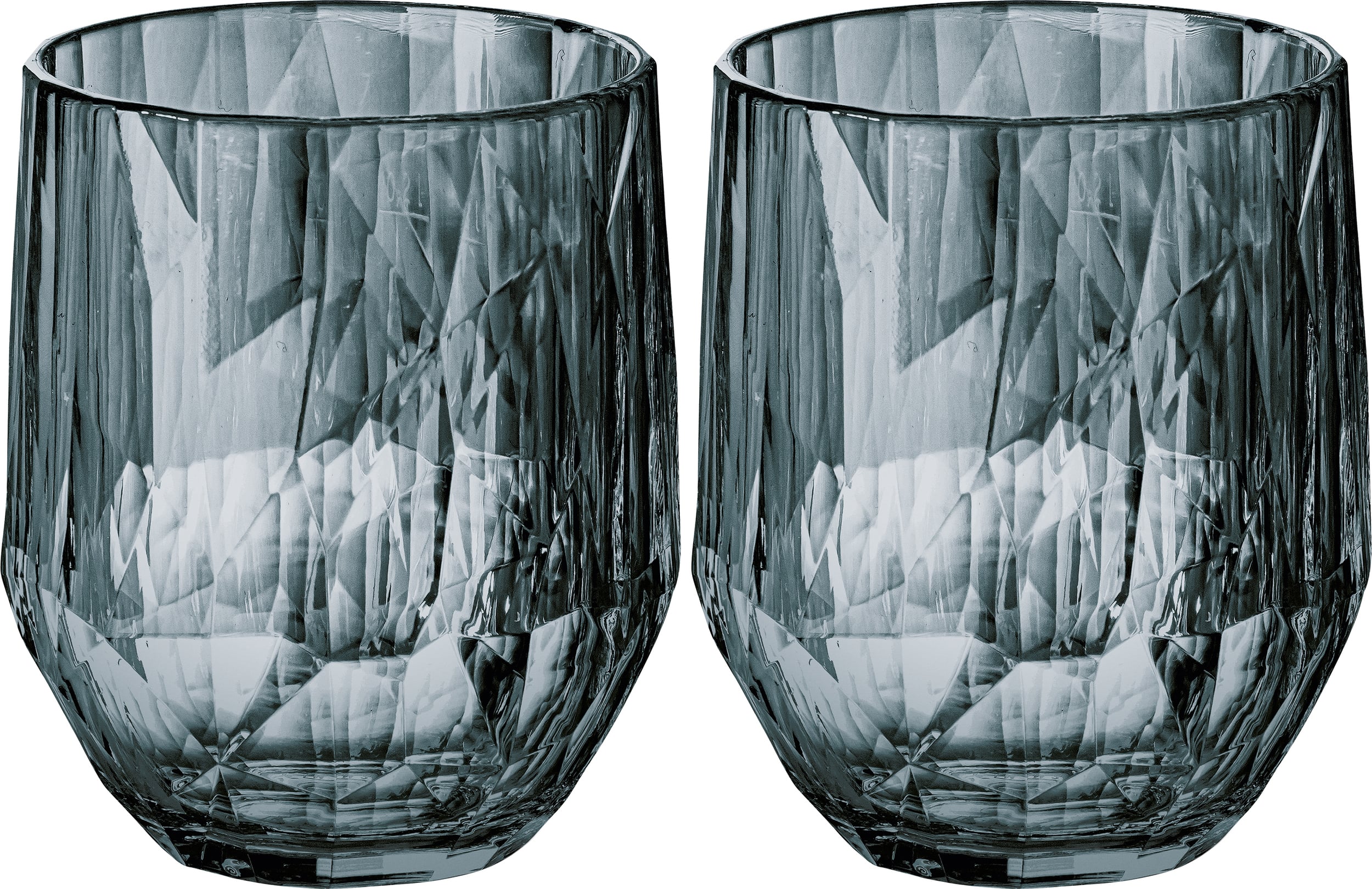 Kubki Club No. 24 300 ml transparentny szary 2 szt.