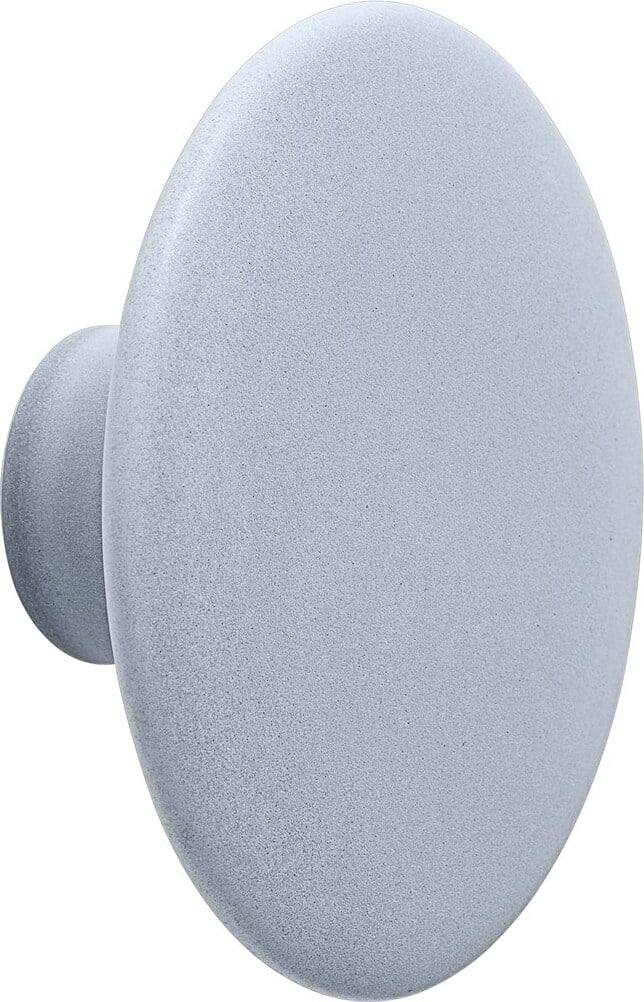 Haczyk ścienny Dots Wood 13 cm jasnoniebieski