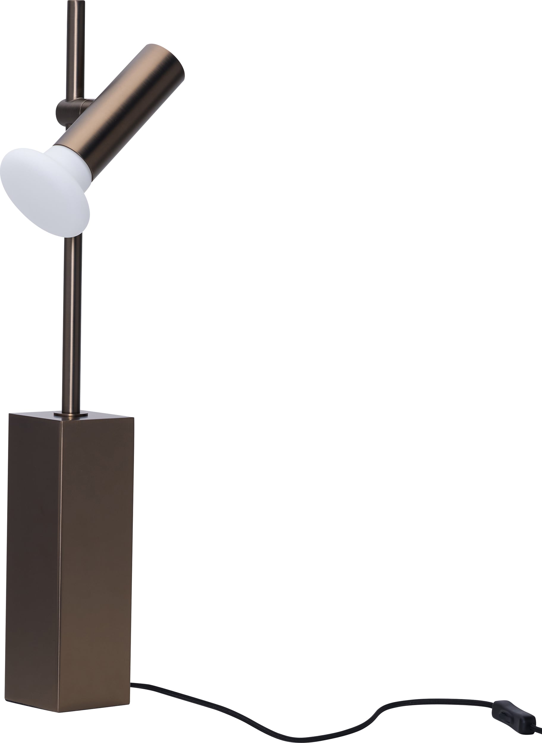 Lampa biurkowa Set 60 cm mosiądz szczotkowany