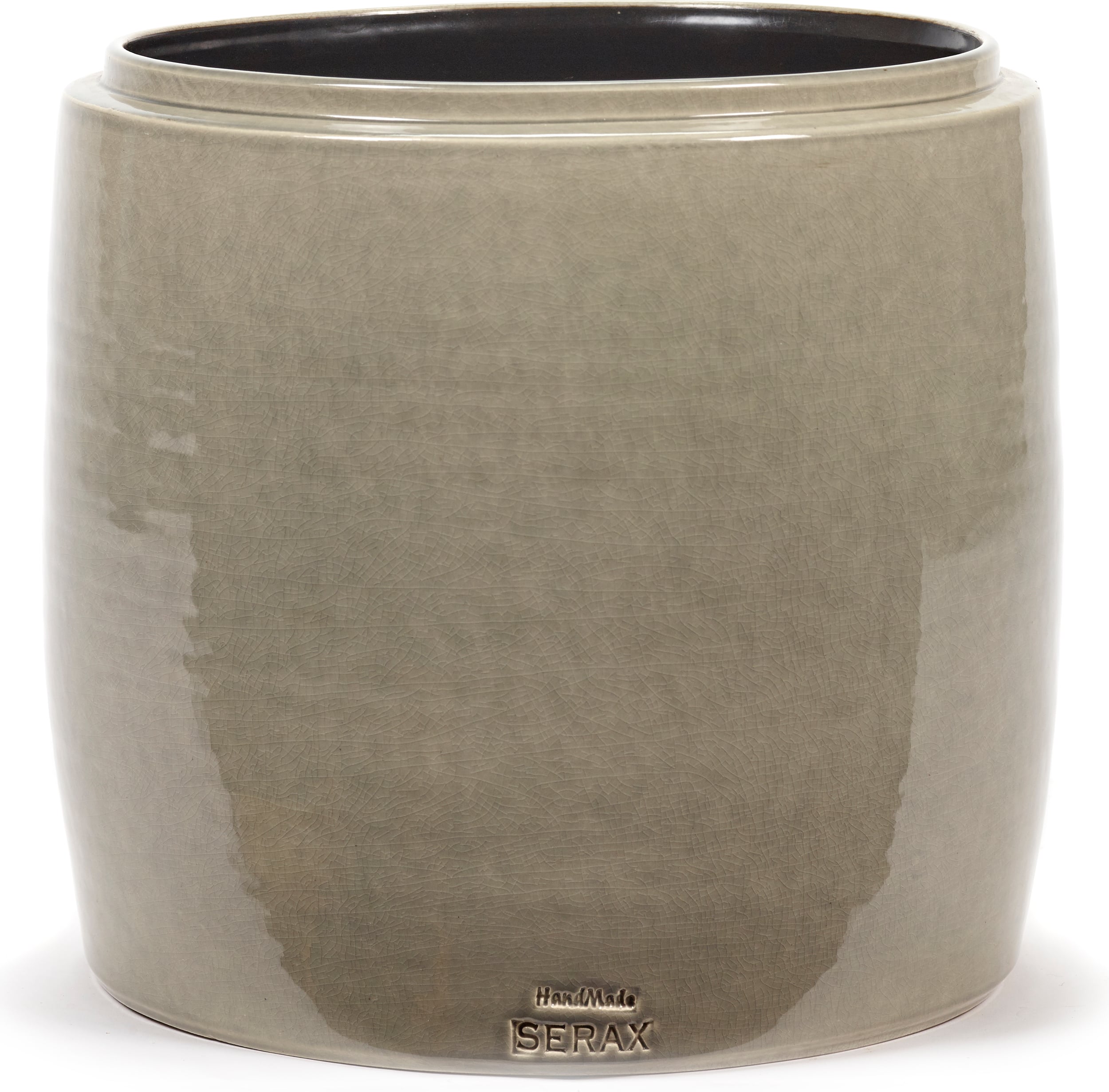Osłonka na doniczkę Glazed Shades 30 cm szara