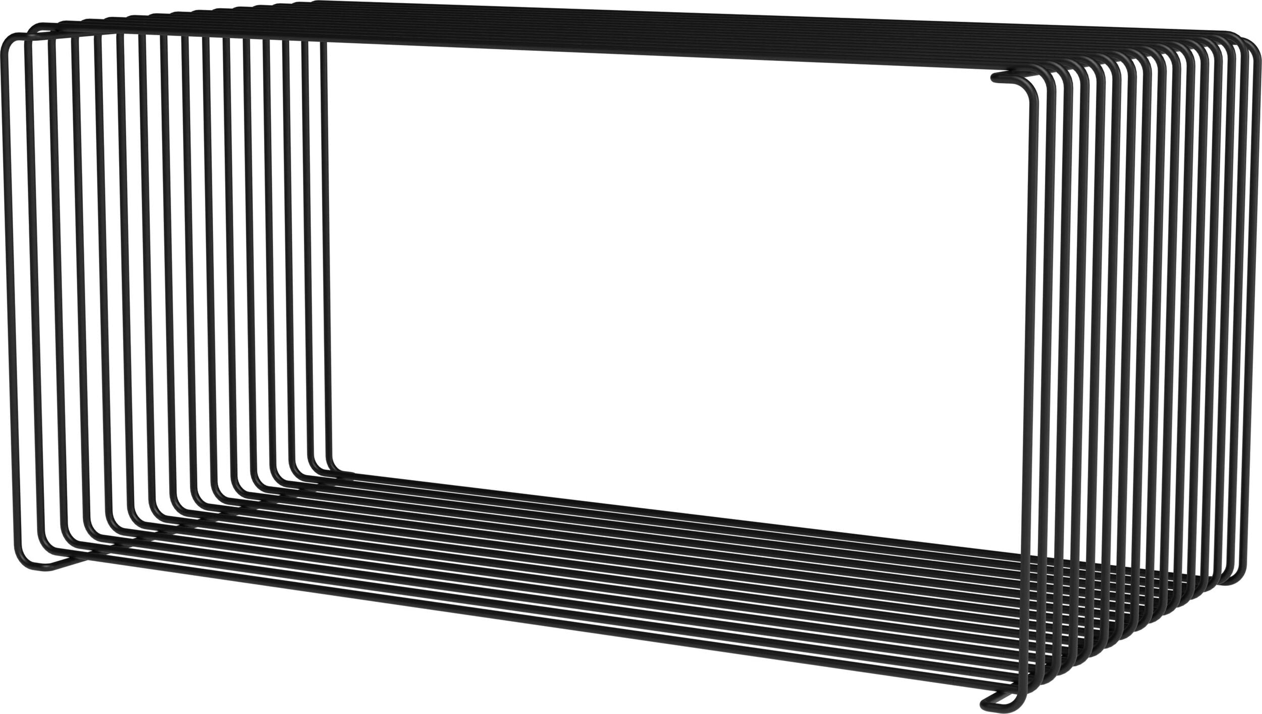 System modułowy Panton Wire 70 x 34 8 x 34 8 cm czarny