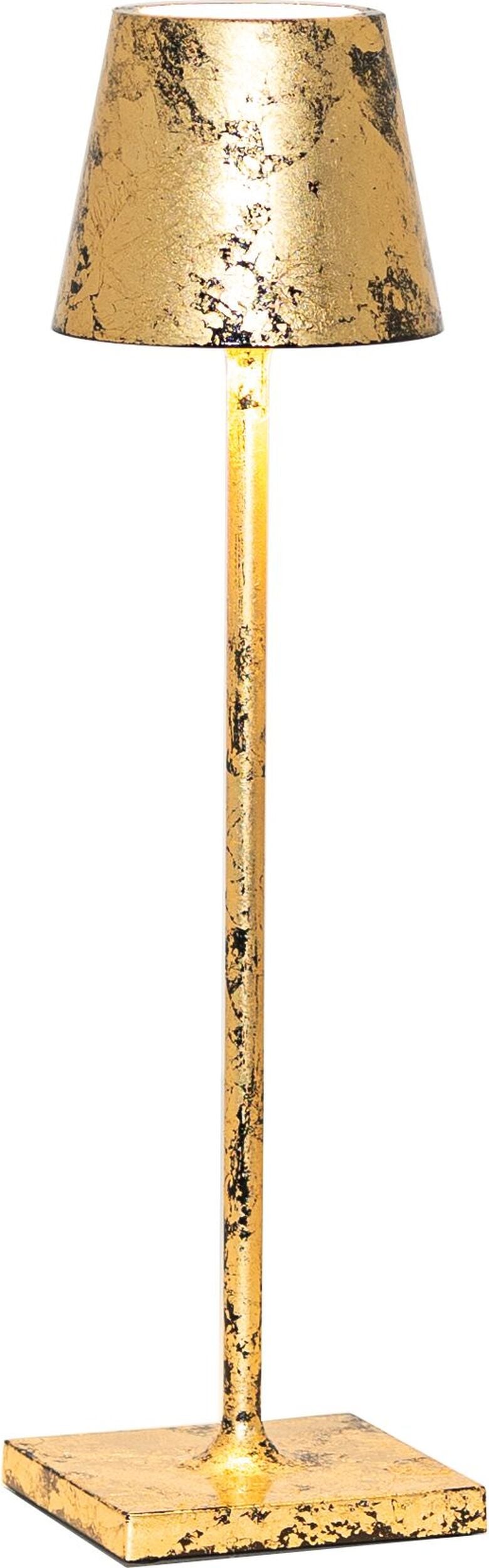 Lampa stołowa Poldina Micro 27 5 cm czarno-złota