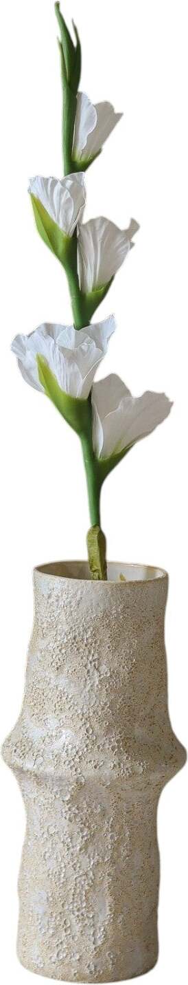 Kwiat sztuczny Botane mieczyk 85 cm biały