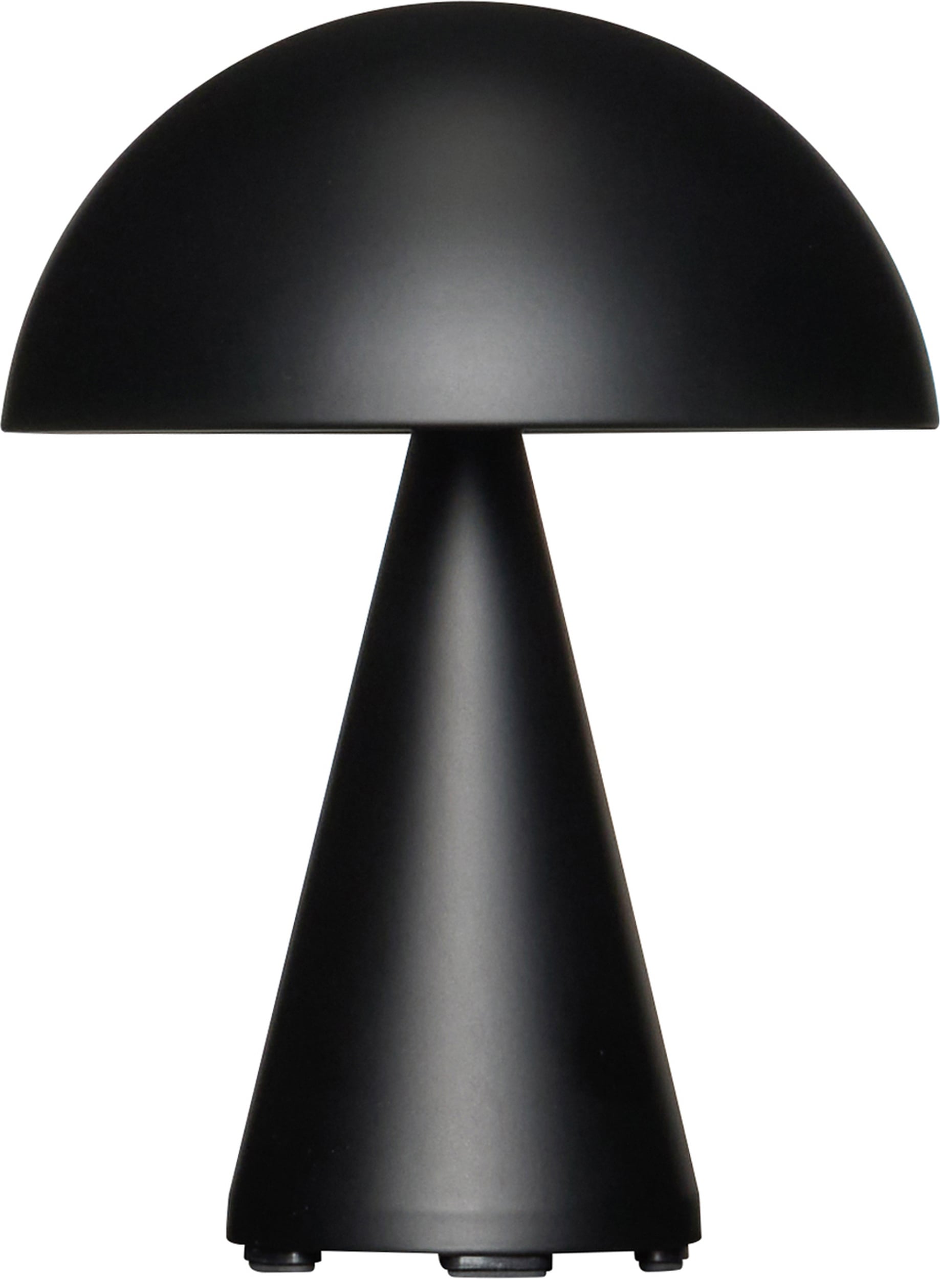 Lampa stołowa bezprzewodowa Mush 20 cm czarna