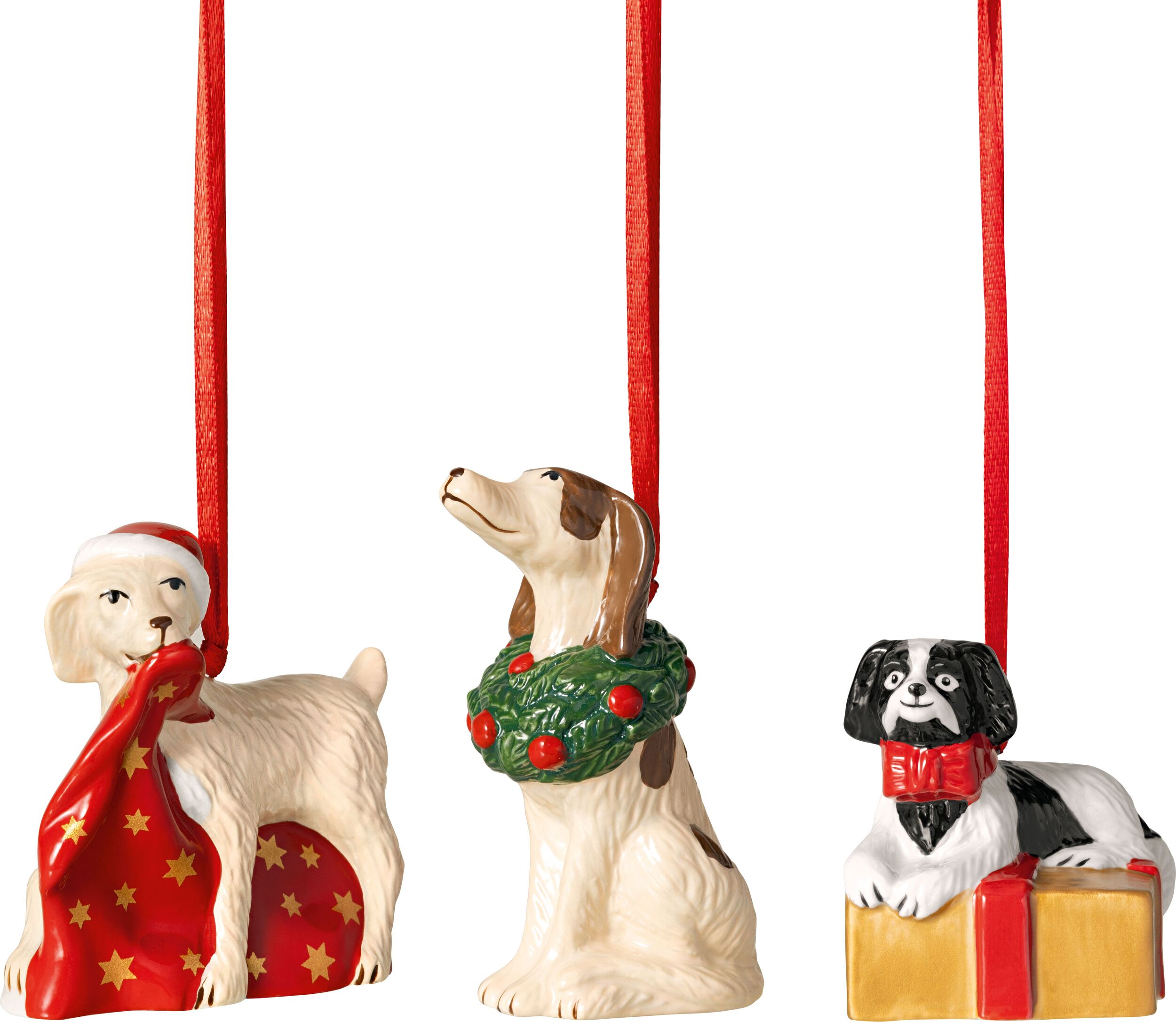 Ozdoby choinkowe Nostalgic Ornaments psy 3 szt.