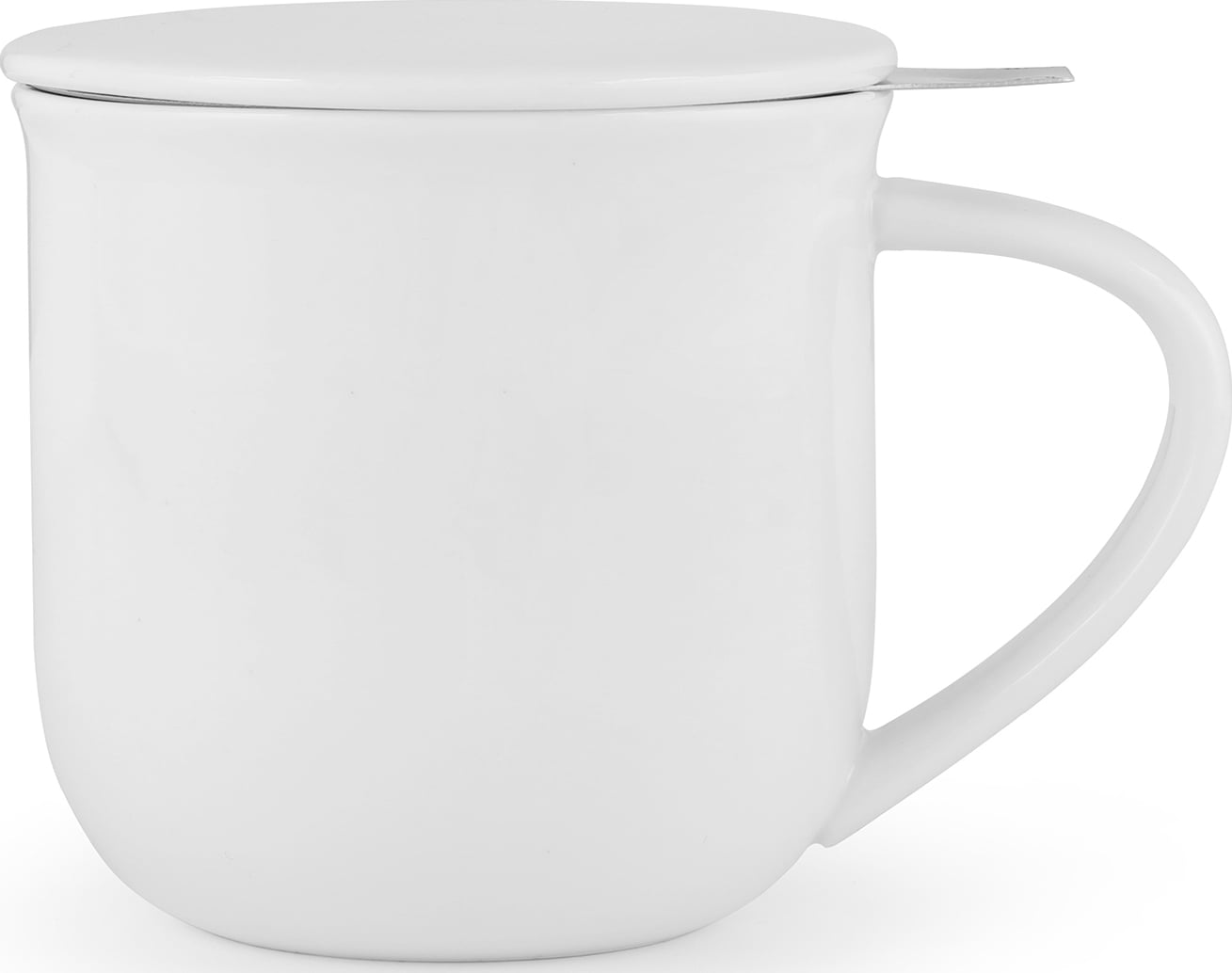 Kubek Minima Balance 350 ml biały z zaparzaczką