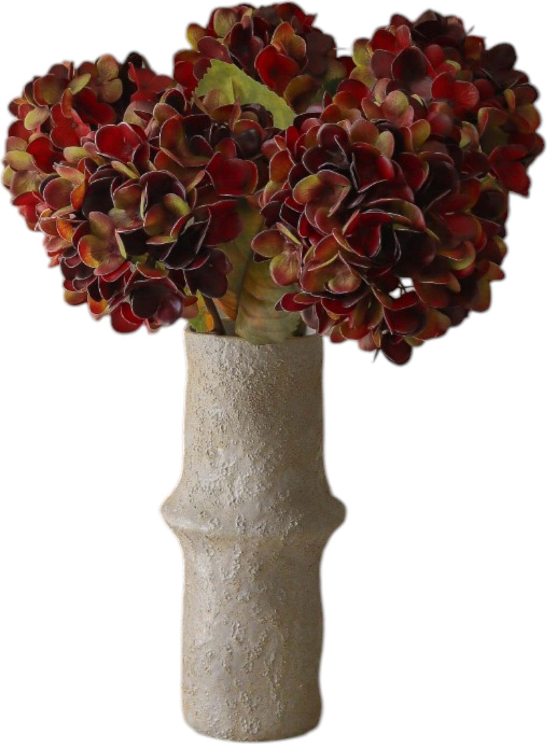 Kwiaty sztuczne bukiet Deep Burgundy Hydrangea