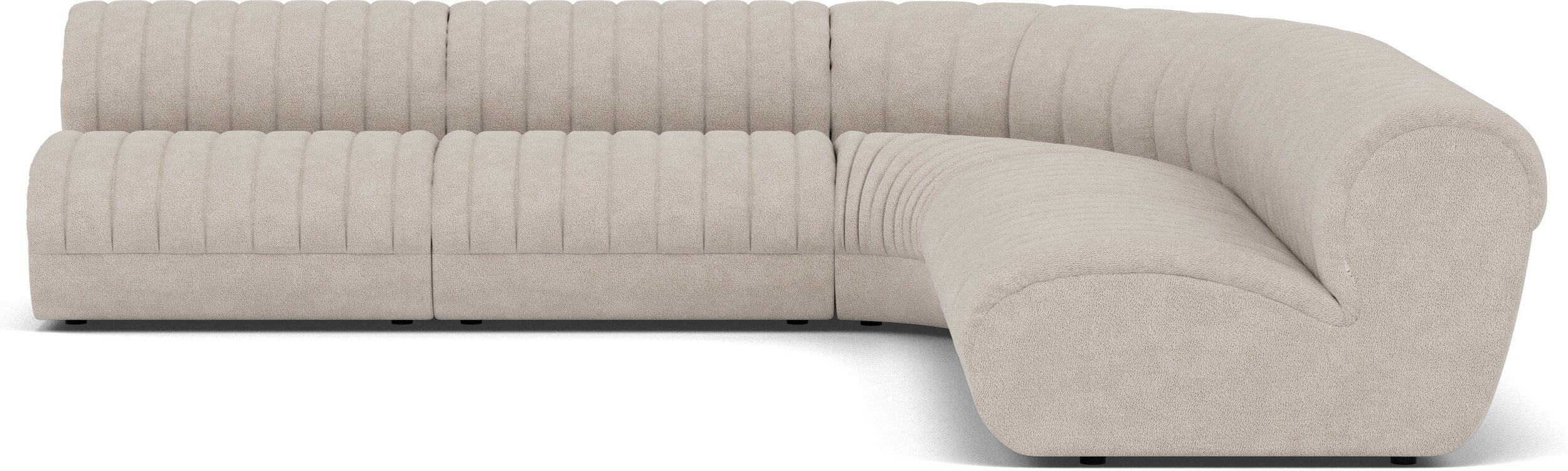 Sofa modułowa narożna Coltre Configuration 1 piaskowa