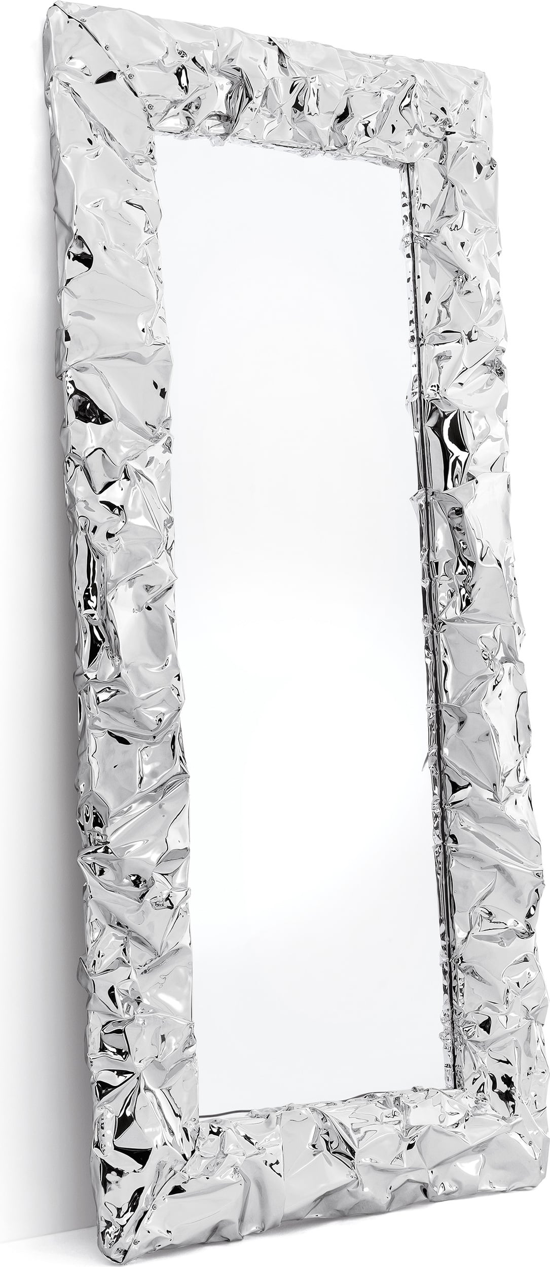 Lustro ścienne Tab U 80 x 110 cm srebrne