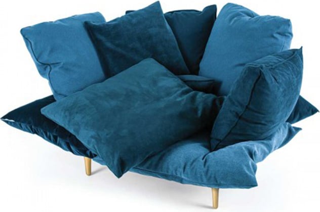 Fotel Comfy turkusowy