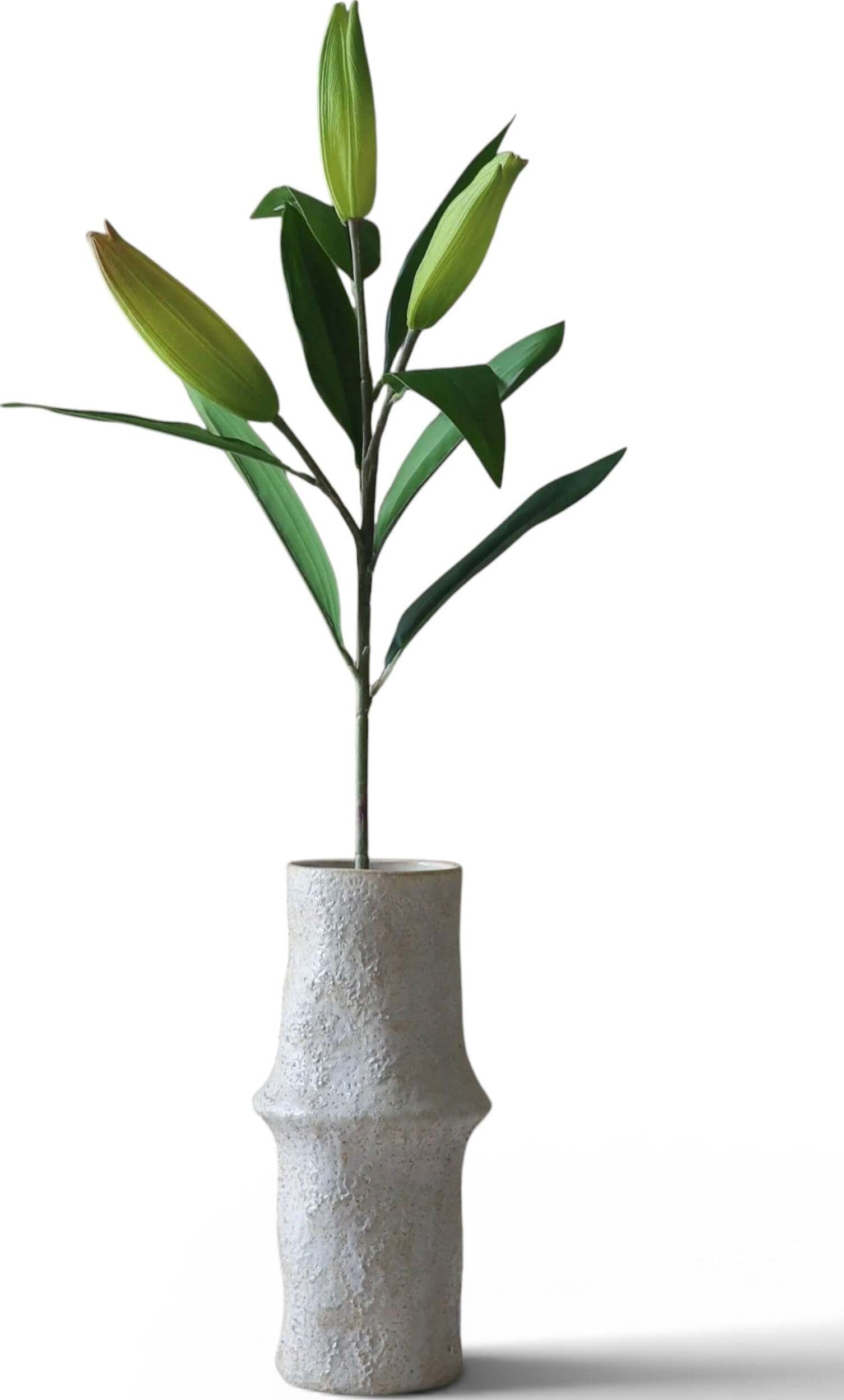 Kwiat sztuczny Botane lilia 96 cm zielona