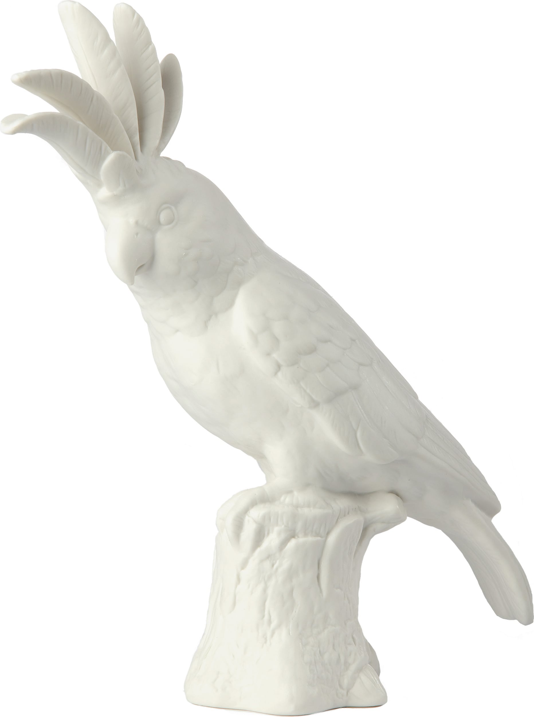 Rzeźba Cockatoo 32 cm biała
