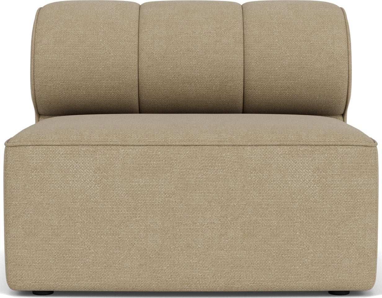 Element środkowy sofy modułowej Eave Seamline Bouclé 86 x 86 cm beżowy