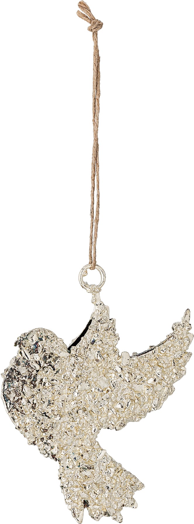 Ozdoba choinkowa Sarika ptak 14 cm złota