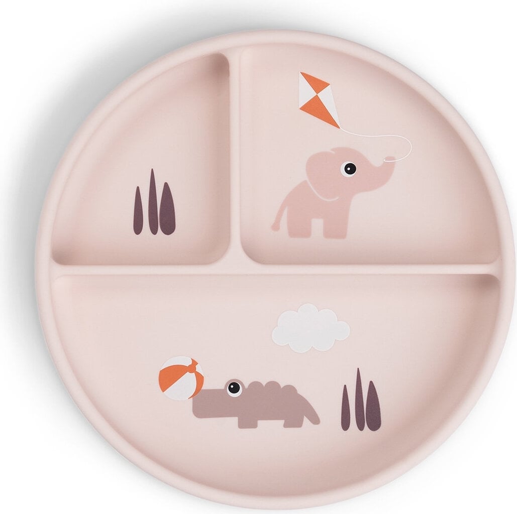 Talerzyk z przyssawką Stick&Stay Playground różowy