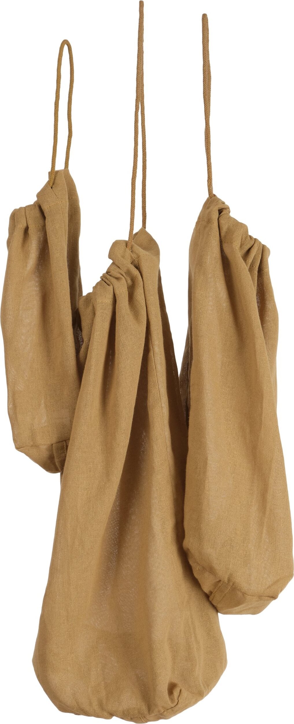 Worki na warzywa lub owoce The Organic Company khaki 3 szt.