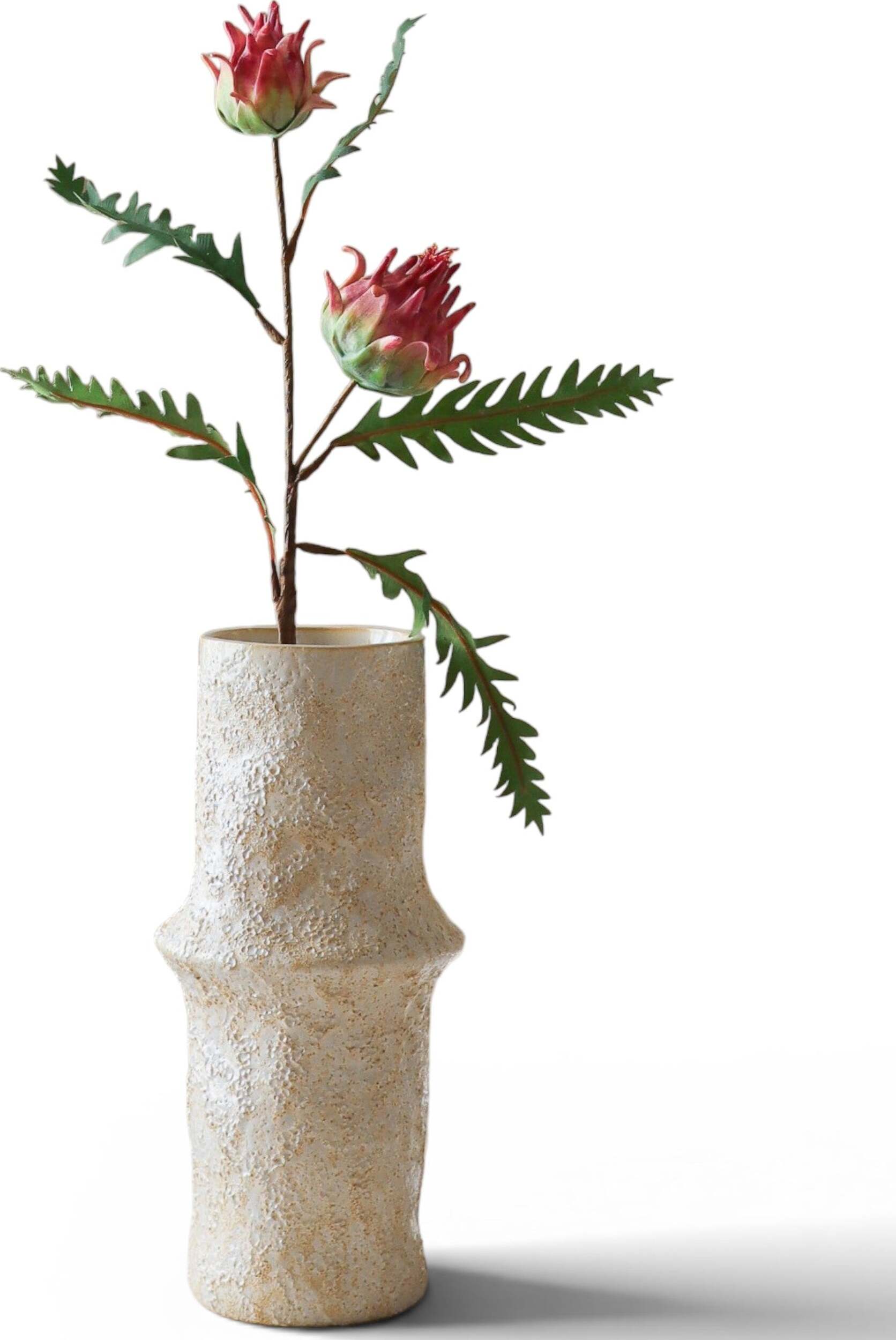 Gałązka sztuczna Botane karczoch 58 cm czerwony