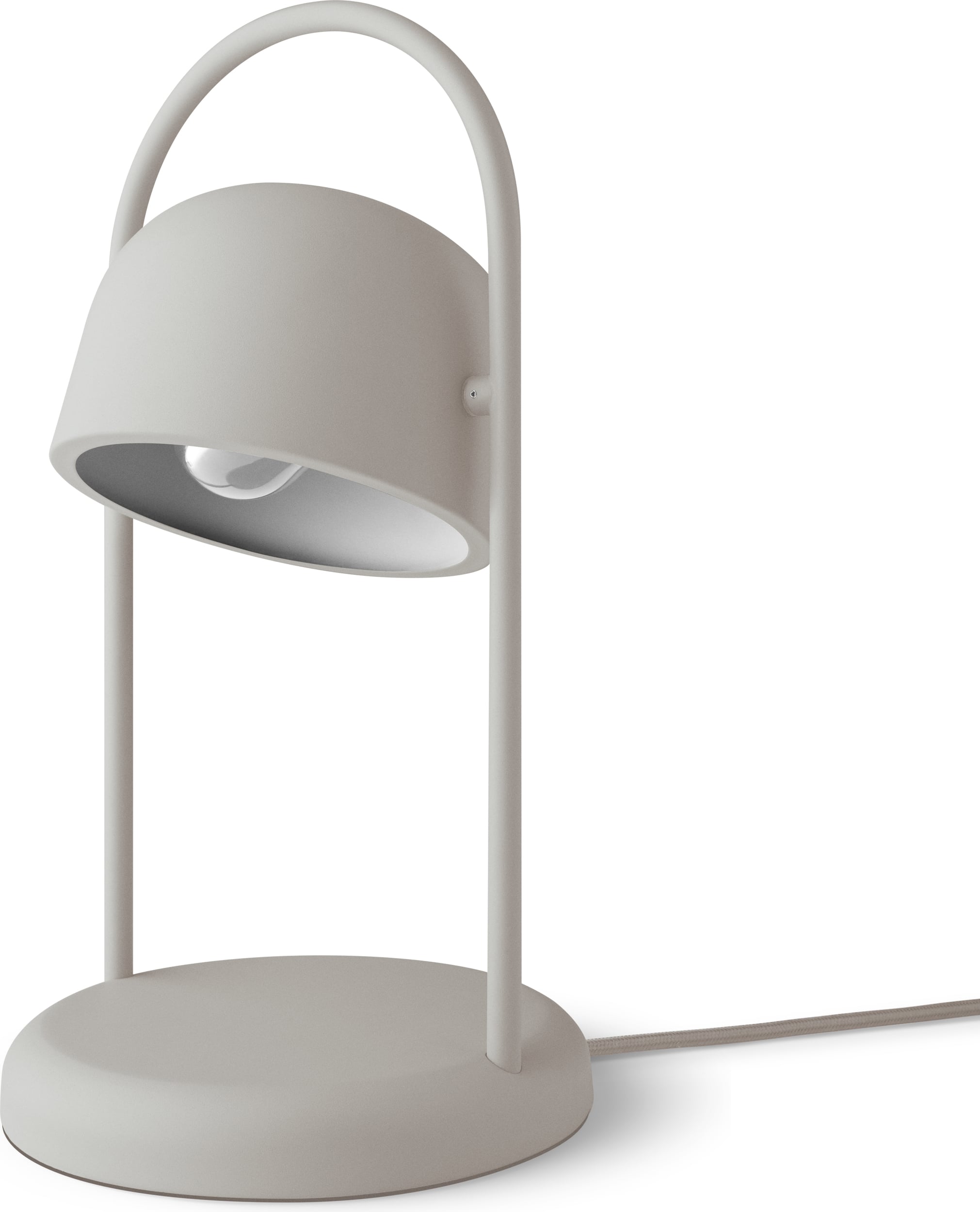 Lampa stołowa Quay szarobeżowa