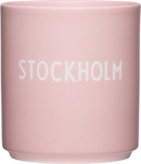 Kubek Favourite City Stockholm różowy