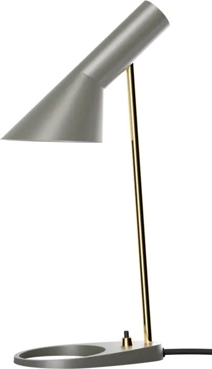 Lampa stołowa AJ Mini szaro-złota