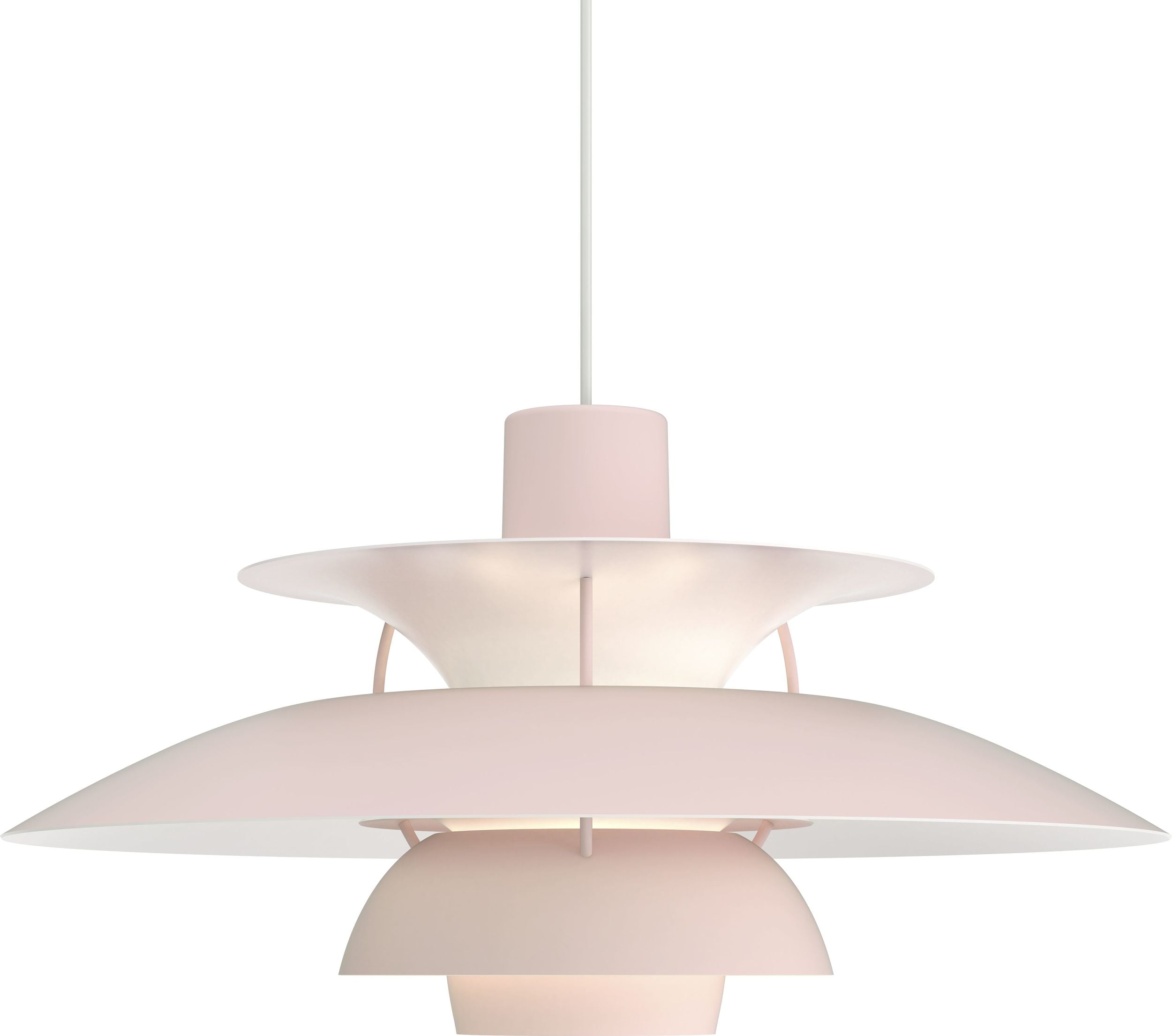Lampa wisząca PH 50 cm jasnoróżowa