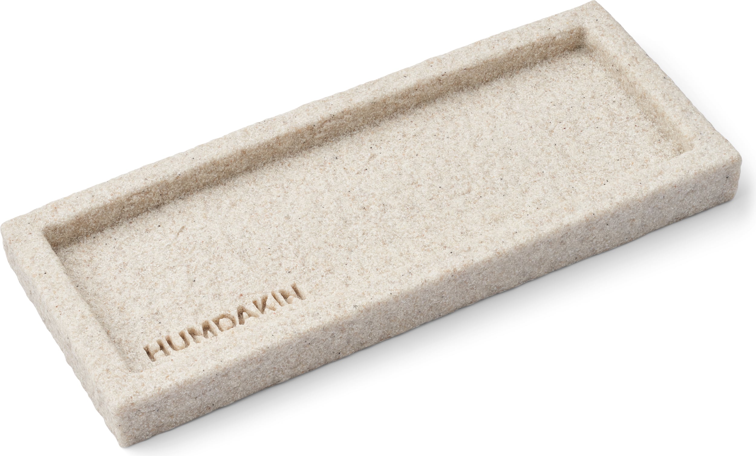 Taca dekoracyjna Humdakin 10 x 25 cm piaskowa