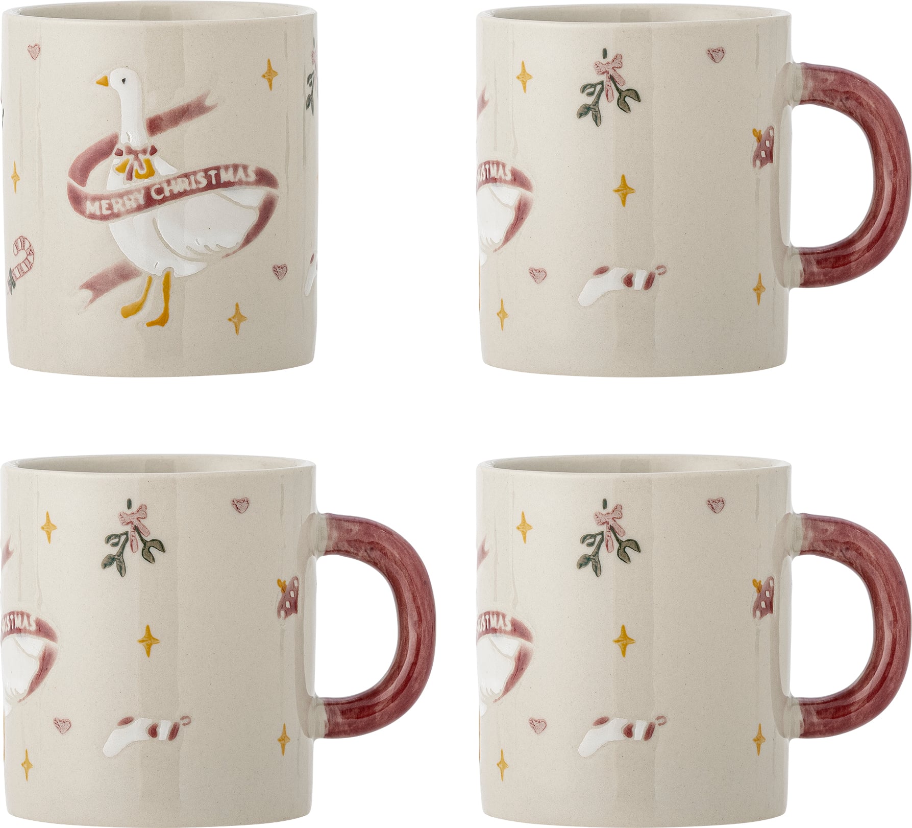 Kubki Mary 295 ml wielokolorowe 4 szt.