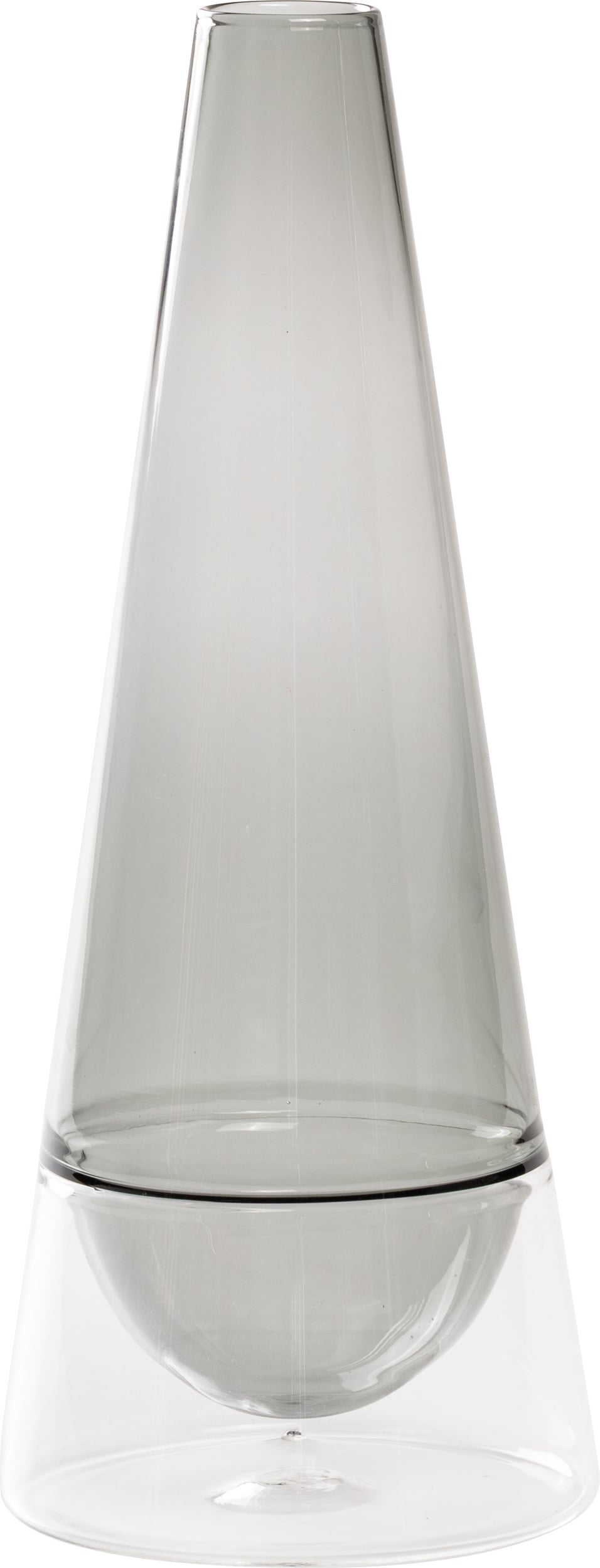 Wazon Conosfera 25 cm szary
