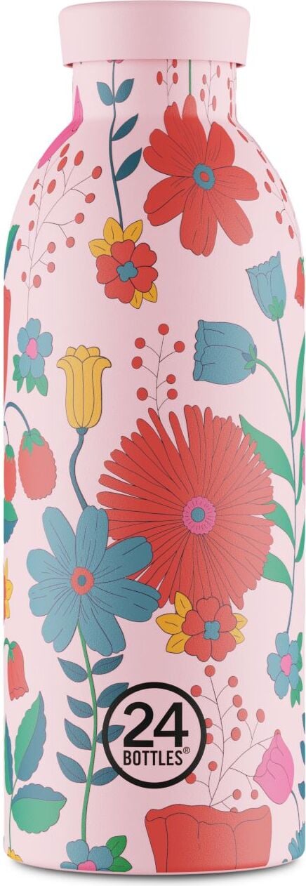 Butelka termiczna Clima Floral Bloom Bloom 500 ml różowa