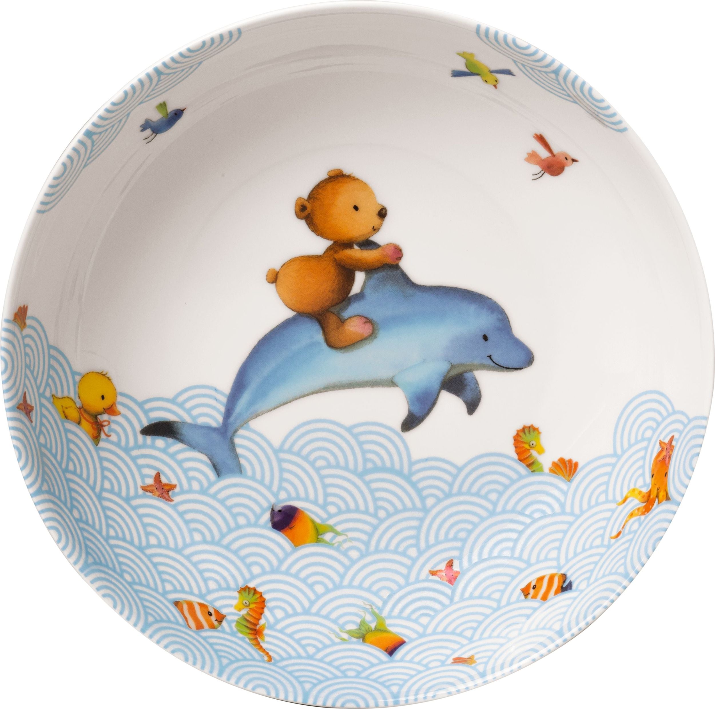 Talerz głęboki Happy as a Bear 19 cm